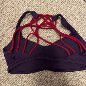 Lululemon Athletica Purple Red Sports Bra Intimates